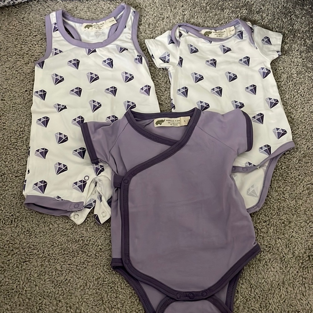 Monica and Andy 0-3M 4 Piece Set